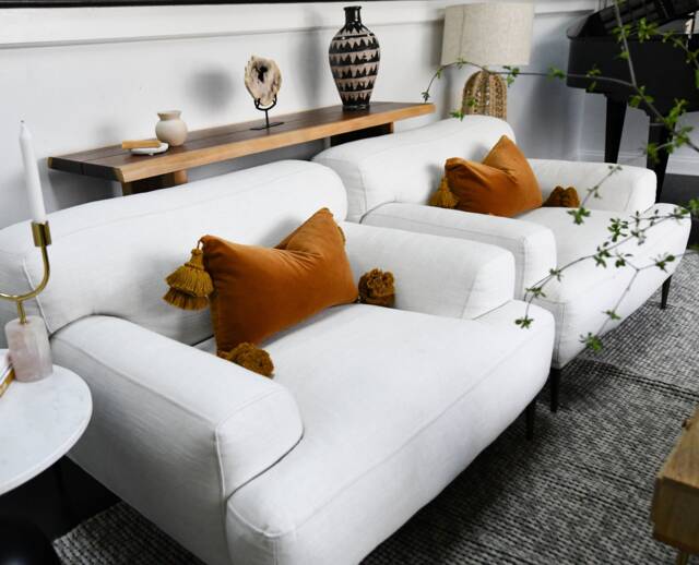 Brown Velvet Pillow - Cover With Tassels Caramel Accent For Couch - image 1