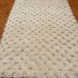 Handknotted Moroccan Rug 3x5 Ft Authentic Berber Checkered Wool - thumbnail 3