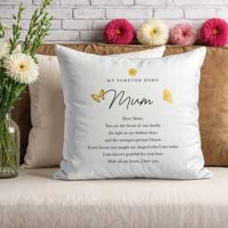 Mum Cushion Gift Mother's Day Birthday Present Sentimental Throw Pillowcase Cosy Home Decor Pillow From Daughter Son I Love You Mummy Mama - thumbnail 1