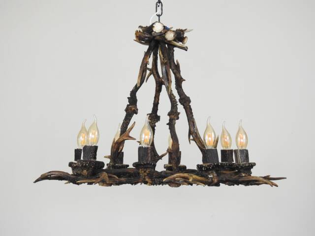 Real Antler Chandelier For 8 Lights - image 1