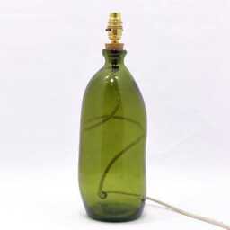 Simplicity Recycled Glass Lamp 41cm - thumbnail 2