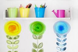 Wall Decal Flower, Yellow Flower - Aura Meadow Collection Bedroom D??cor, Playroom Floral By Easysweethome