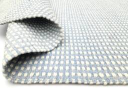 Hand Woven Sky Blue Rug - Modern Indoor-Outdoor Flatweave