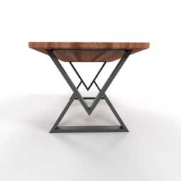 Handmade Steel Table Legs Industrial X-Frame Dining Base, N10