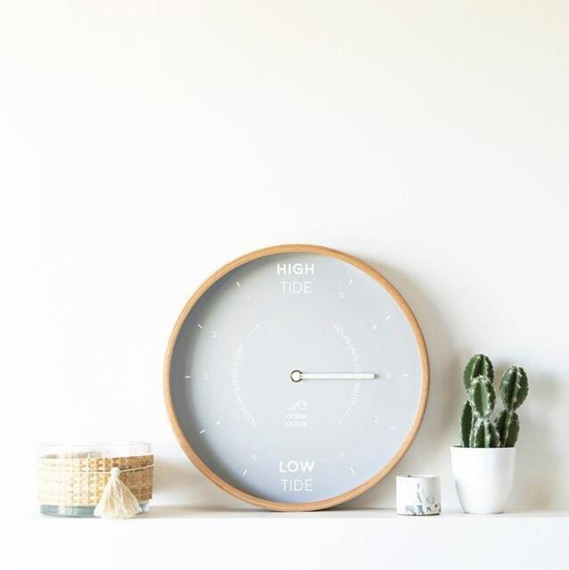 Grey Wood Tide Clock Custom - image 1