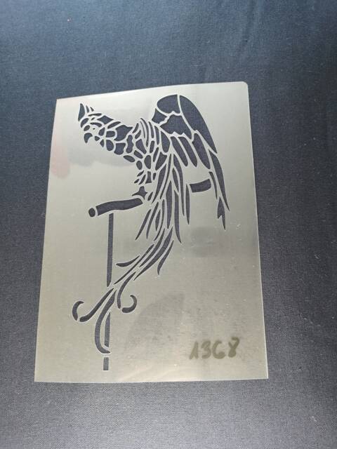 Parrott Stencil, Flexible, Reusable, 125Micron, Wall Decor, Home Decor, Furniture Painting, Card Making, Craft Stencil From Bitofeverythingbyb
