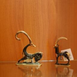 Bronze Deer Statue, Patina Finish, Animal Figurine - thumbnail 3