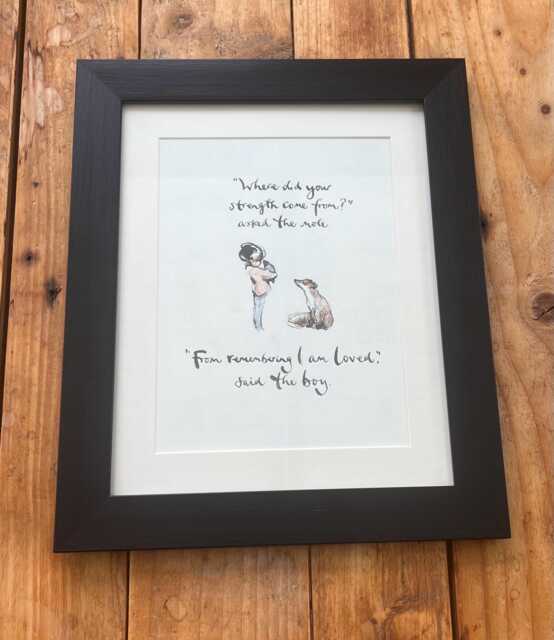 Framed Print From Always Remember - The Boy Mole Fox, Horse & The Storm By Charlie Mackesy