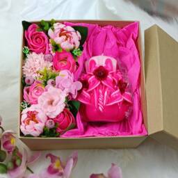 Carved Candles Gift Box Mother's Day Wedding Birthday Valentine's Bath Home Flower Bouquet Luxury Handmade Soap Roses For Her - thumbnail 3