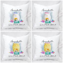 Personalised Wax Melt Addict Cuddle Cushion Gift, Ideal Mothers Day Colour Options - thumbnail 2