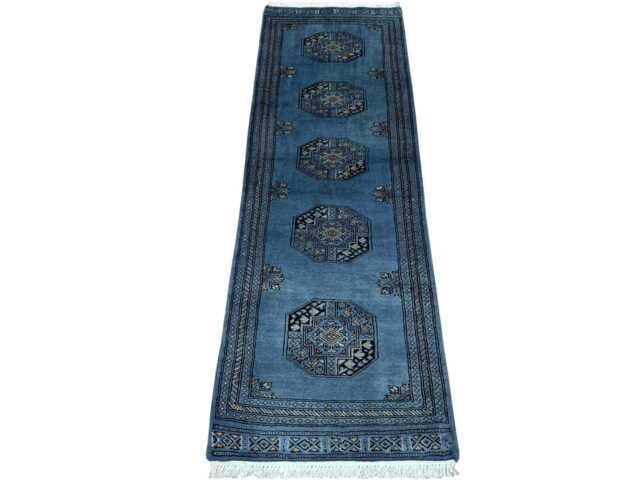 2x6 Gray Color Bokhara Rug - Runner Hallway Luxury Bukhara Fine Quality Woolen Afghan - image 1
