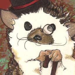 Mr. Darcy, Gentleman Hedgehog - 8x10 Print Cute Animals Art - Gentlemen Series - thumbnail 2