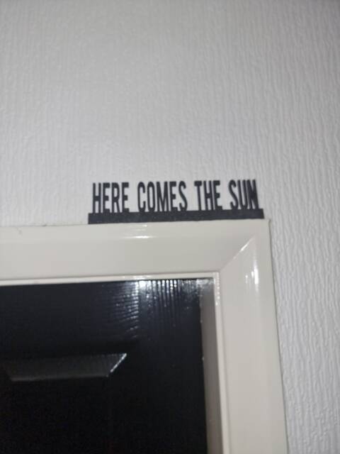 Here Comes The Sun Door Topper, Shelf Decor, Wall Quirky Home Interior Gift, Door Decoration - image 1