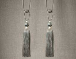 2x Venice Tieback Orb - 1000mm Embrace 9 Colour Tassel Pair - thumbnail 1