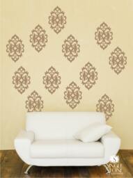 Wall Decals Ornate Pattern - Vinyl Stickers Art Custom Home Decor - thumbnail 1