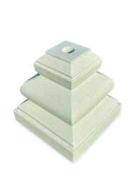 Bali Parasol Base Large Terrazzo White, 27Kg Standalone Garden - thumbnail 1