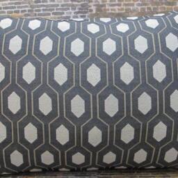 Designer Pillow Cover, Thom Filicia, Euclid, Tuxedo - thumbnail 2