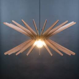 Chandelier Lighting, Pendant Light, Wood Ceiling Lamp, Wooden Light, Geometric Lamp, Dining Light, Pendant Lights Wood, Modern Light - thumbnail 3