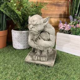 stone Garden Gothic Gargoyle Gremlin Devil Dragon Detailed Ornament - thumbnail 2