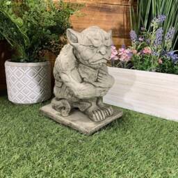 stone Garden Gothic Gargoyle Gremlin Devil Dragon Detailed Ornament - thumbnail 4