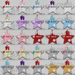 Personalised Baby's 1St First Christmas Bauble Wooden Star Tree Ornament Or Magnet Gift For Boy Girl - thumbnail 2
