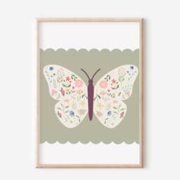 Set Of Girls Room Or Nursery Woodland & Wildflower Prints. Gallery Wall Prints, Printed Shipped - Prints Only - thumbnail 2