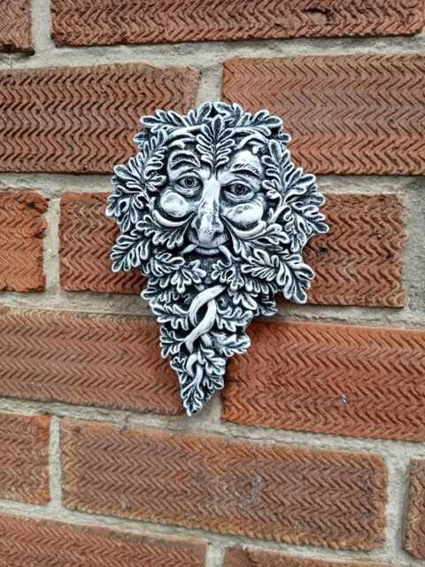 Green Man Guardian Of Oak Forest Wall Plaque - image 1