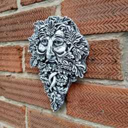 Green Man Guardian Of Oak Forest Wall Plaque - thumbnail 2