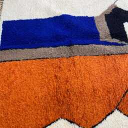 Amazing Moroccan Rug 6.9x9.7 Ft - Colorful Beni Ourain Handmade Area Rugs For Living Room Berber Wool - thumbnail 4