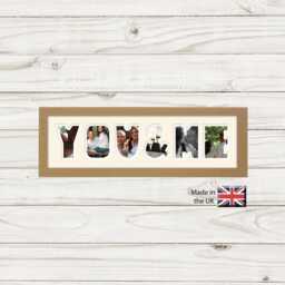 You & Me Photo Frame Word Name Special Gift - 58 By Photos in A Word - thumbnail 1