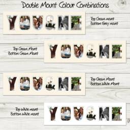 You & Me Photo Frame Word Name Special Gift - 58 By Photos in A Word - thumbnail 2