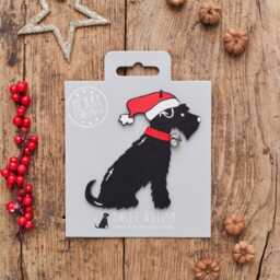 Black Schnauzer Christmas Tree Decoration - Personalisation Available - thumbnail 2
