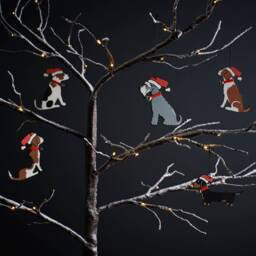 Black Schnauzer Christmas Tree Decoration - Personalisation Available - thumbnail 4