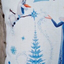 Frozen 2, Elsa & Anna Personalised Cushion/Pillow. Gift/ Birthday Gift With, Home Bedroom Accessory - thumbnail 3