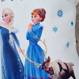 Frozen 2, Elsa & Anna Personalised Cushion/Pillow. Gift/ Birthday Gift With, Home Bedroom Accessory - thumbnail 2
