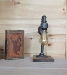 Water Spout Desk Lamp-Dorm Lamp-Table Lamp-Rustic Lamp-Edison Steampunk Lighting-Gifts For Men-Industrial Lights-Home Decor-Desk Accessories - thumbnail 2