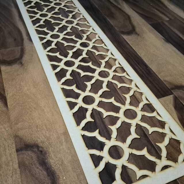 Cathedral Column Mdf Decorative Screen Gothic Radiator Cover, Wall Art - 1Ft X 4Ft 008 - image 1
