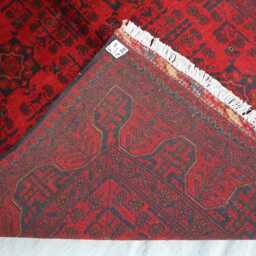 4x7 Ft Turkmen Oriental Rug, Afghan Bukhara Handmade Geometric Genuine Khal Mohammedi Area Living Room D??cor Carpet - thumbnail 4