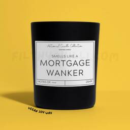 Funny Candles, Mortgage Wanker, New Home Gift, Gift For Friends, Housewarming Joke First Offensive Gifts, ??? - thumbnail 3