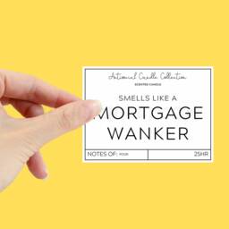 Funny Candles, Mortgage Wanker, New Home Gift, Gift For Friends, Housewarming Joke First Offensive Gifts, ??? - thumbnail 2