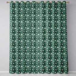 Minimal Sailing Boats Teal Sea Seamless Pattern Readymade Eyelet Ring Top Thermal 100% Blackout Curtains - thumbnail 2