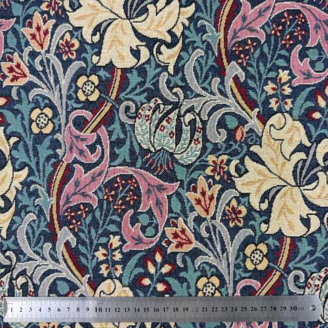 Custom Made To Measure Roman Blind Shade William Morris Golden Lily Moonstone Hand Crafted - image 1
