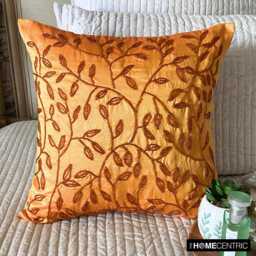"Designer Orange European Pillowcase 24""x24""/26""x26" - thumbnail 1