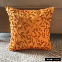 "Designer Orange European Pillowcase 24""x24""/26""x26" - thumbnail 2