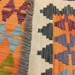 Classic Kilim Rug, Handmade Artisan Afghan Turkish Persian Qashqai Navajo Bohemian Natural Wool Flatweave Multicolour Rug 158x97 cm - thumbnail 3