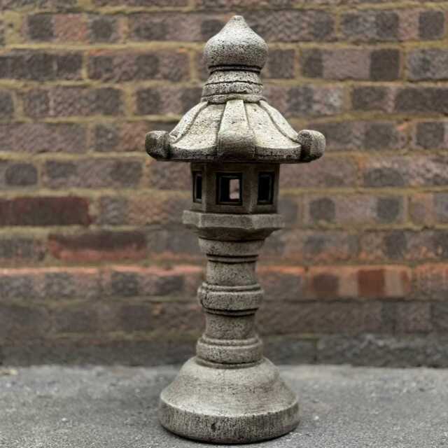 Large Lantern Pagoda Statue Concrete Sculpture Cement Japanese Ornament Pagoda Lover Gift Handmade Zen Garden - image 1