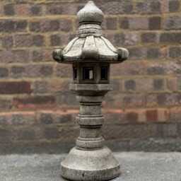 Large Lantern Pagoda Statue Concrete Sculpture Cement Japanese Ornament Pagoda Lover Gift Handmade Zen Garden - thumbnail 3