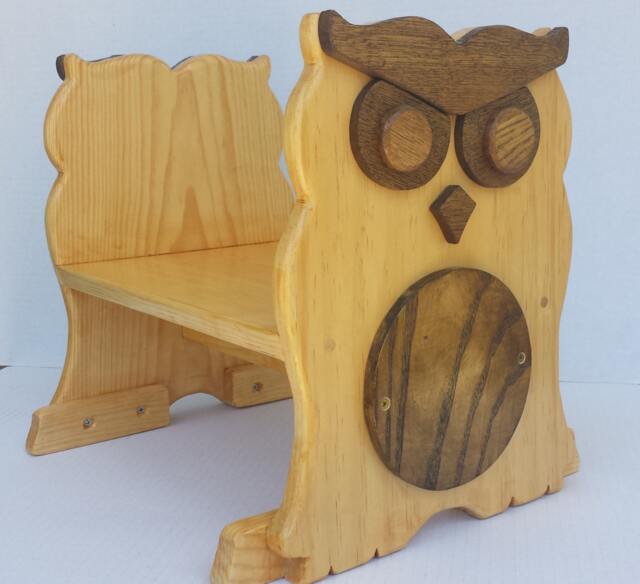 Child's Owl Bench & Stool
