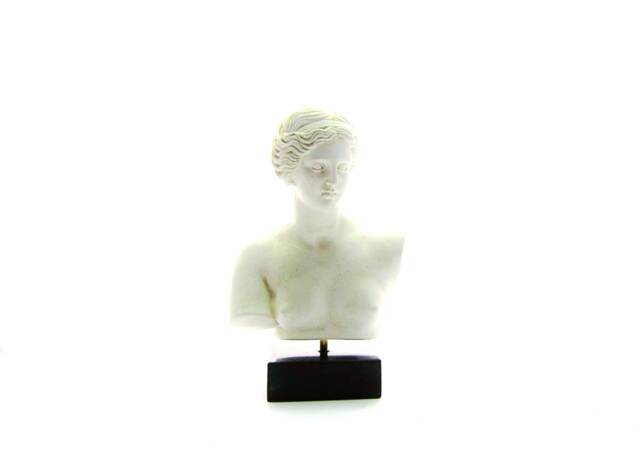 Bust Of Aphrodite Goddess Love Cast Stone , Copy From Louvre Museum - image 1