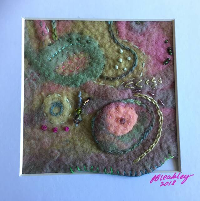 Wet Felted Artwork - Framed - image 1